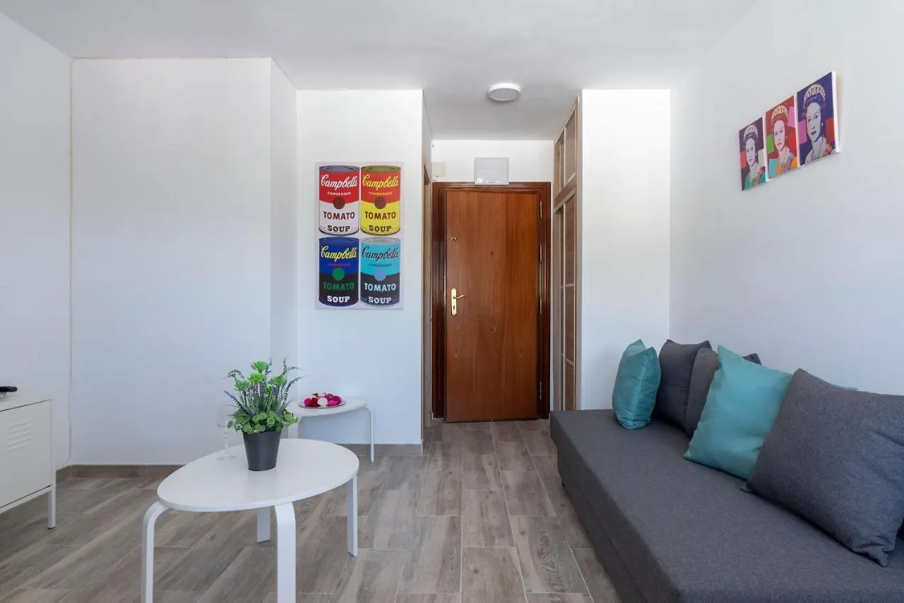 Central panoramic view seaside studio apartment Benalmádena